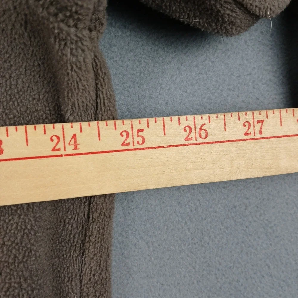 Joe's Outdoor Fleece Sweatshirt Mens Large‎ Brown Cozy Mock Neck Quarter Zip